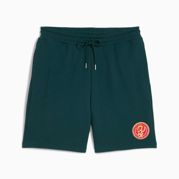Wardrobe Essentials Men's Relaxed 7" Shorts, Green Terrain, extralarge-IND